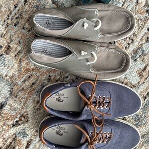 2 pair of shoes, Bass